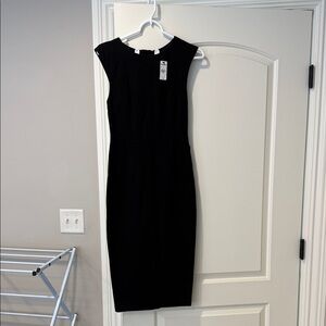 Express Classic Black Midi Dress
